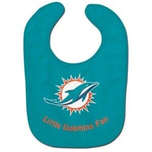 Miami Dolphins Wincraft NFL All Pro Little Dolphins Fan Baby Bib